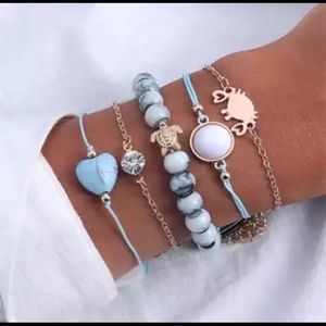 🌺 New 5Pc Bracelet Set